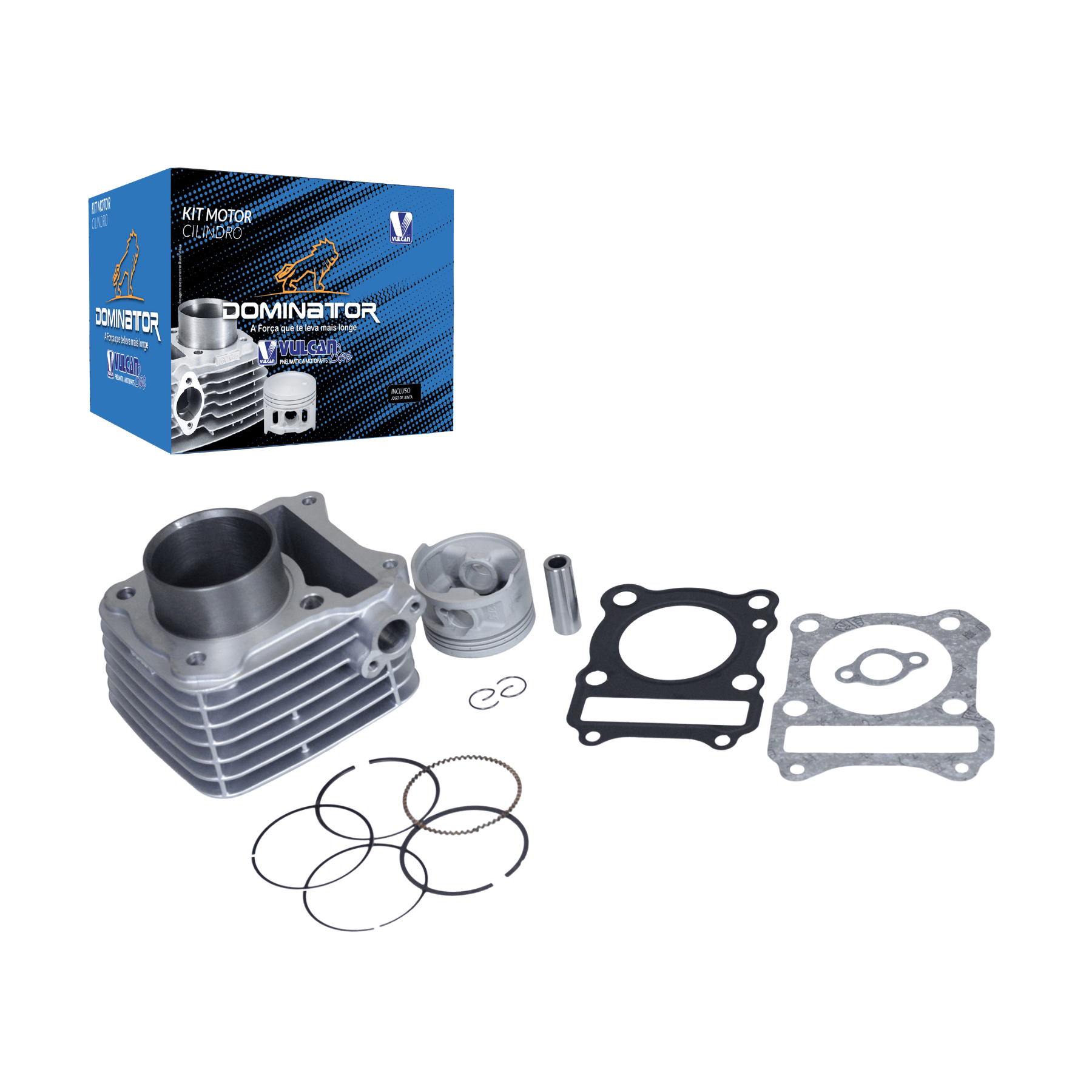 Kit cilindro do motor p/ moto suzuki intruder 125 07/... (compl. c/ kit "a" de juntas) pino 14mm